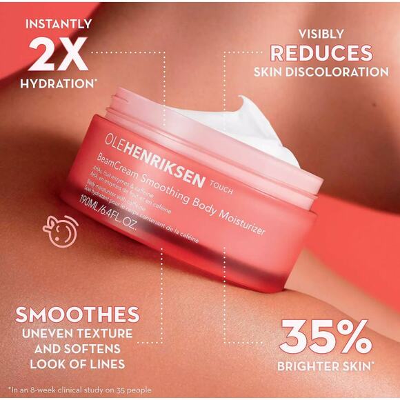 OLEHENRIKSEN NEW BeamCream Smoothing AHAS Whipped Body Cream Moisturizer - Picture 3 of 10